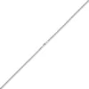 4mm Rund-Ankerkette Kette Collier Halskette 750 Gold Weißgold 55cm Halsschmuck