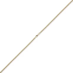 4mm Rund-Ankerkette Kette Collier Halskette 750 Gold Gelbgold 60cm Halsschmuck