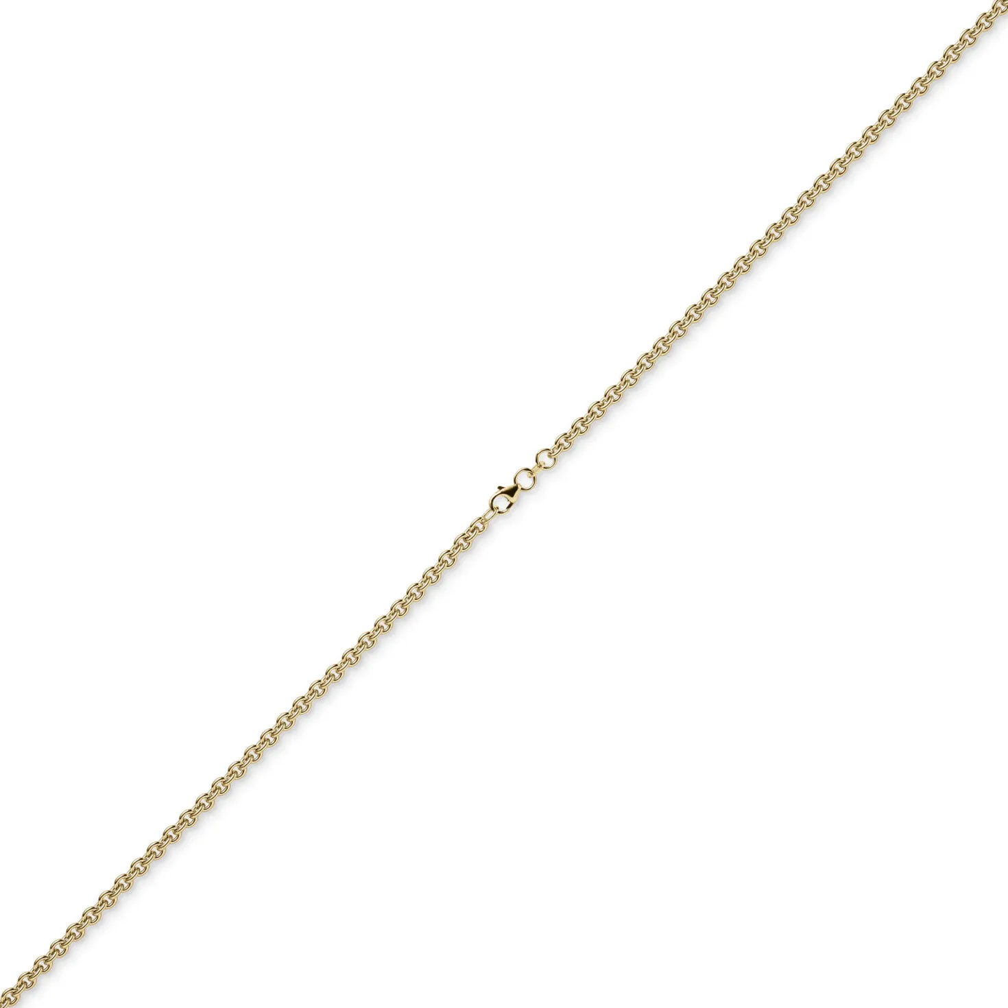 4mm Rund-Ankerkette Kette Collier Halskette 750 Gold Gelbgold 60cm Halsschmuck