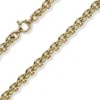 10mm Rund-Ankerkette Ringelkette Halsschmuck Collier aus 585 Gold Gelbgold 45cm