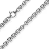 10mm Rund-Ankerkette Ringelkette Halsschmuck Collier aus 585 Gold Weißgold 45cm