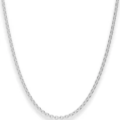2,8mm Rund-Ankerkette Silberkette Collier Halskette aus 925 Silber 45cm