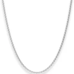 2,4mm Rund-Ankerkette Silberkette Collier Halskette aus 925 Silber 50cm