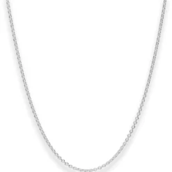 2mm Rund-Ankerkette Silberkette Collier Halskette aus 925 Silber 80cm