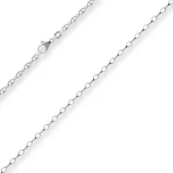 3,4mm Schiffsankerkette Silberkette Collier Halskette aus 925 Silber 42cm