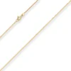 0,9mm Schlangenkette diamantiert Collier Halskette aus 585 Gold Gelbgold 42cm