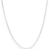 0,7mm Schlangenkette diamantiert Collier Halskette aus 375 Gold Weißgold 45cm