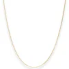 0,8mm Schlangenkette diamantiert Collier Halskette aus 375 Gold Gelbgold 42cm