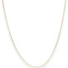 0,7mm Schlangenkette diamantiert Collier Halskette aus 585 Gold Gelbgold 45cm