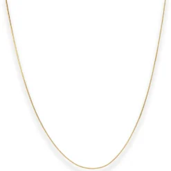 0,7mm Schlangenkette diamantiert Collier Halskette aus 585 Gold Gelbgold 45cm