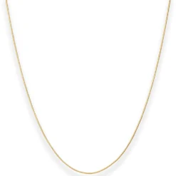 0,8mm Schlangenkette Goldkette Collier Halskette aus 585 Gold Gelbgold 42cm