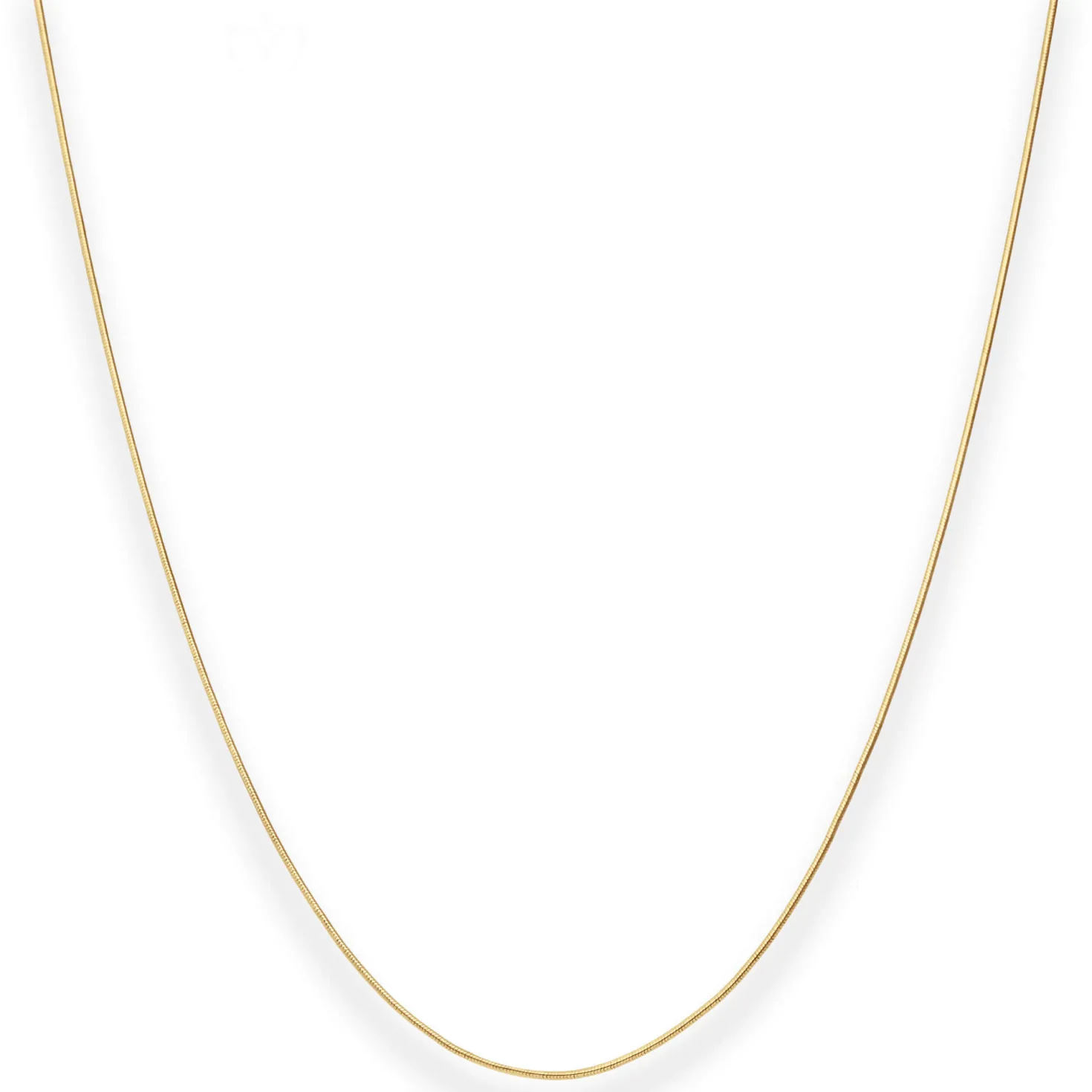 0,8mm Schlangenkette Goldkette Collier Halskette aus 585 Gold Gelbgold 42cm
