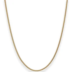 1,6mm Schlangenkette Goldkette Collier Halskette aus 585 Gold Gelbgold 45cm