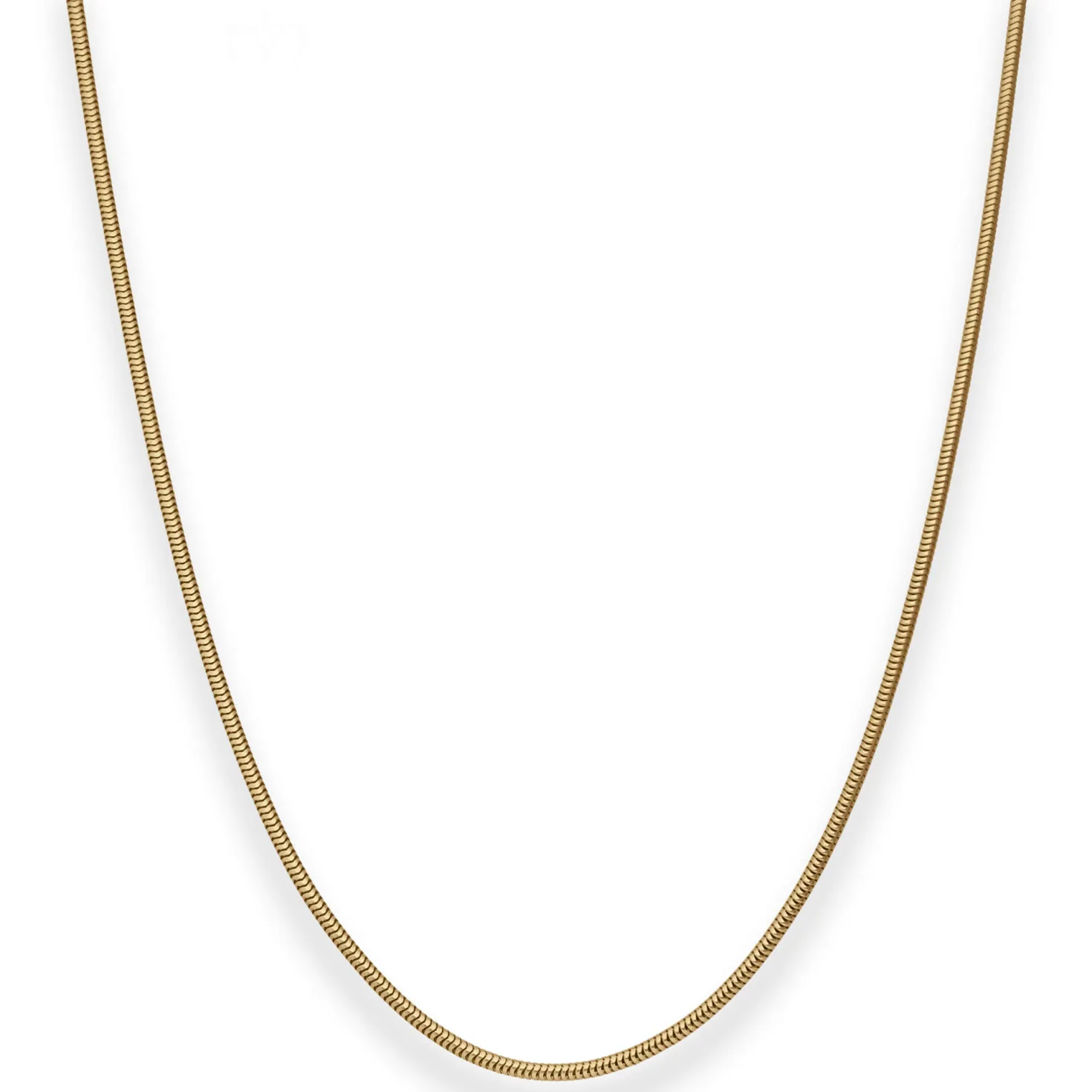 1,6mm Schlangenkette Goldkette Collier Halskette aus 585 Gold Gelbgold 45cm