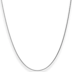 0,9mm Schlangenkette Goldkette Collier Halskette aus 375 Gold Weißgold 40cm
