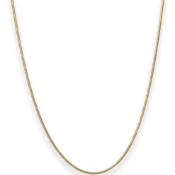 1,4mm Schlangenkette Goldkette Collier Halskette aus 333 Gold Gelbgold 60cm