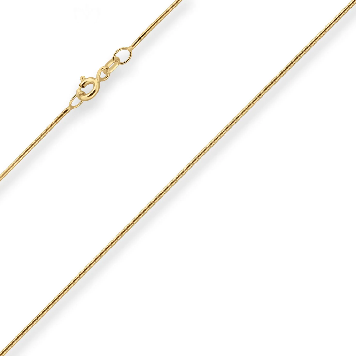 0,9mm Schlangenkette Goldkette Collier Halskette aus 333 Gold Gelbgold 40cm