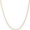 0,9mm Schlangenkette Goldkette Collier Halskette aus 585 Gold Gelbgold 45cm