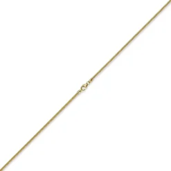 1,9mm Schlangenkette Kette Collier, 750 Gold Gelbgold, Goldkette 42cm