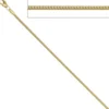 1,6mm Schlangenkette Kette Collier Halskette 333 Gold Gelbgold 50cm