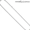 1,9mm Schlangenkette Kette Collier aus 925 Silber rhodiniert 70cm