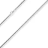 2,4mm Schlangenkette Kette Collier Halskette aus 925 Silber rhodiniert 45cm