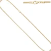 1,9mm Schlangenkette Kette rund 585 Gold Gelbgold 42cm Halskette Halsschmuck