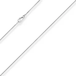 0,9mm Schlangenkette Platinkette Collier Halskette aus 950 Platin 42cm