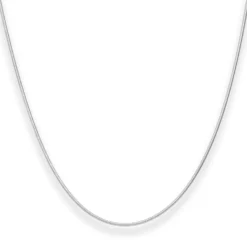 1,1mm Schlangenkette Silberkette Collier Halskette aus 925 Silber 50cm