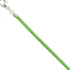 2,8mm Seidenband Seidencollier hellgrün, Karabiner 925, Damen, 42cm
