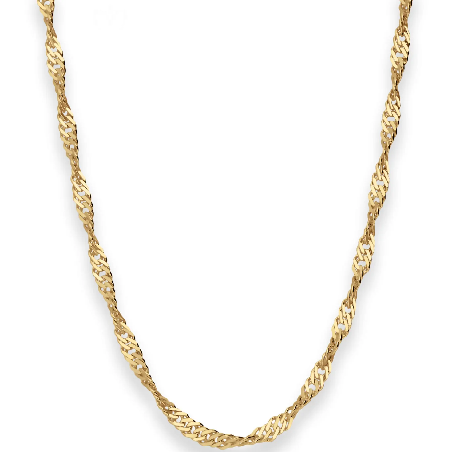 2,9mm Singapurkette Collier Halskette aus 333 Gold Gelbgold 45cm
