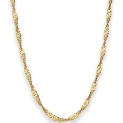 2,9mm Singapurkette Collier Halskette aus 333 Gold Gelbgold 55cm