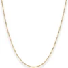 1,2mm Singapurkette Goldkette Collier Halskette aus 375 Gold Gelbgold 50cm