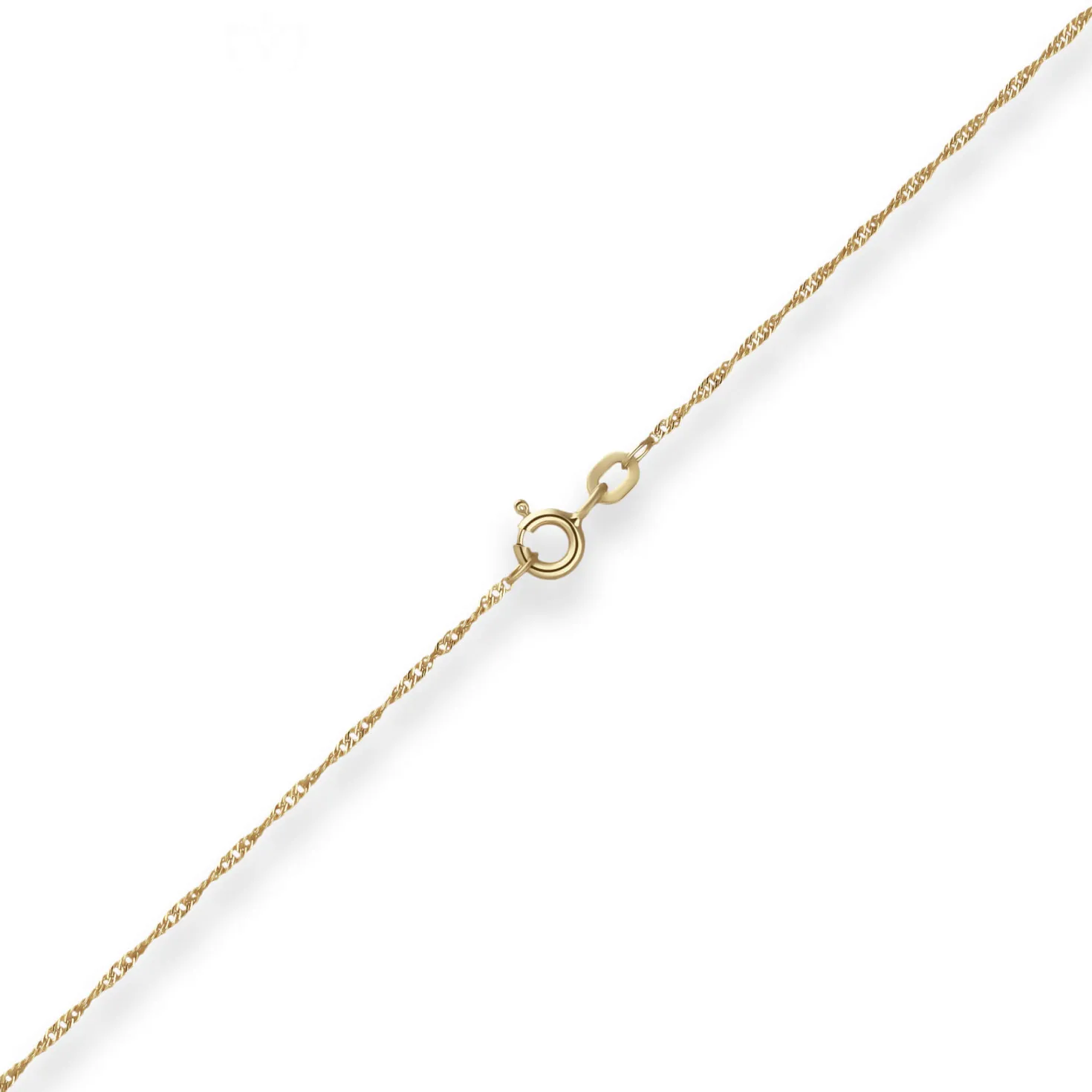 1,2mm Singapurkette Goldkette Collier Halskette aus 585 Gold Gelbgold 50cm