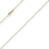 1mm Singapurkette Goldkette Collier Halskette aus 333 Gold Gelbgold 55cm