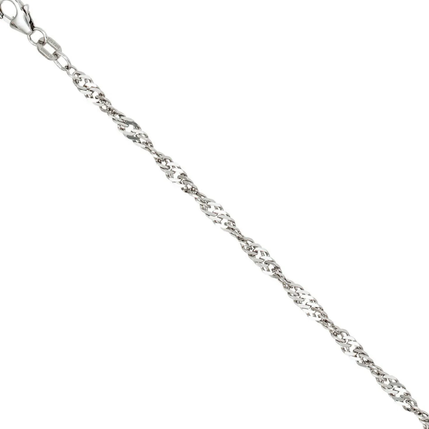 2,9mm Singapurkette Kette Collier Halskette aus 925 Silber 42cm