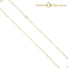 1,8mm Singapurkette Kette Halskette 585 Gold Gelbgold 50cm Halsschmuck