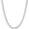 4,5mm S-Panzerkette Silberkette Collier Halskette aus 925 Silber 60cm
