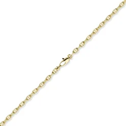 4mm Steg-Ankerkette Kette Collier Halskette aus 585 Gold Gelbgold 50cm