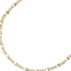 2mm Stegpanzerkette Kette Collier Goldkette, 333 Gold Gelbgold, 45cm