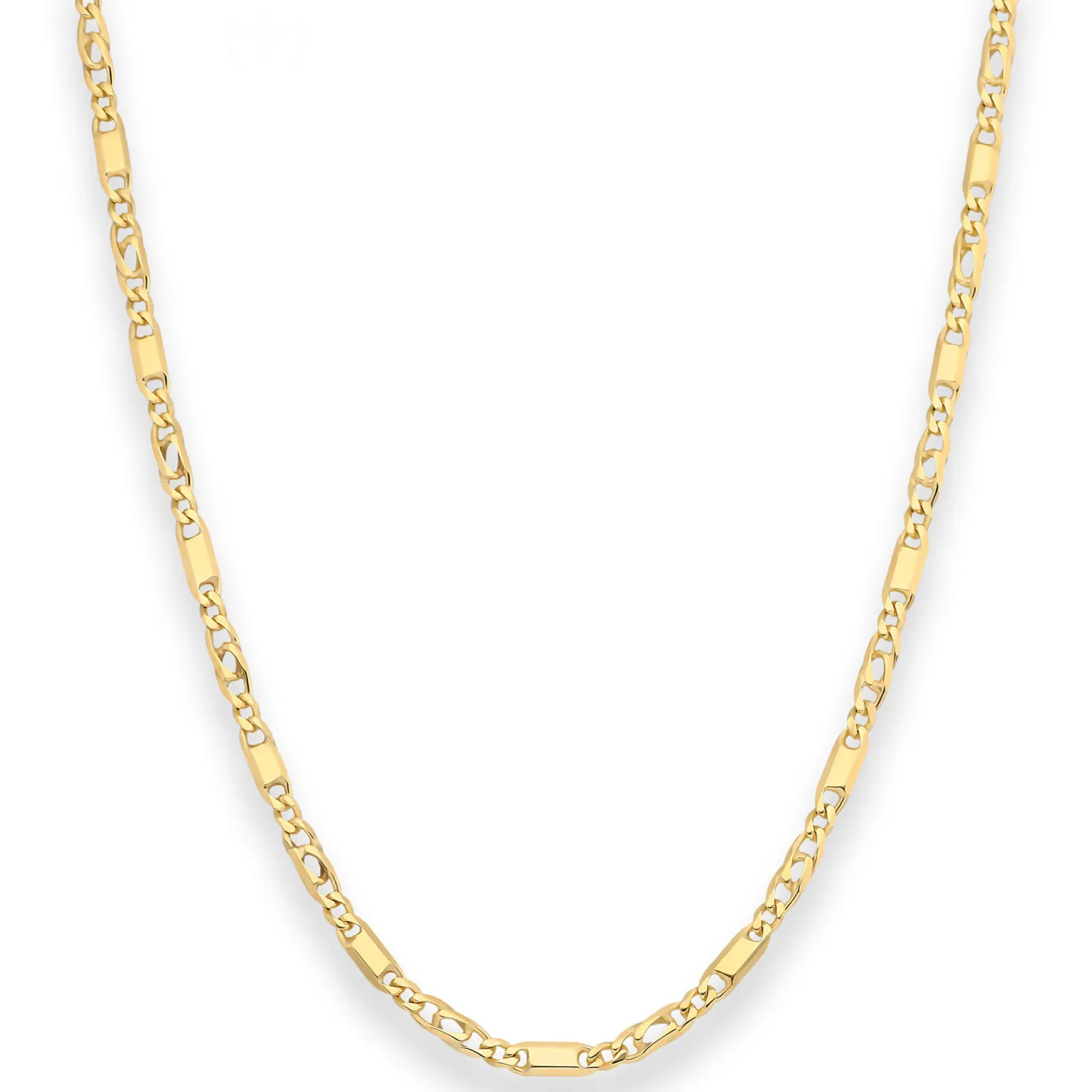 3mm Tigeraugenkette Goldkette Collier Halskette aus 585 Gold Gelbgold 45cm