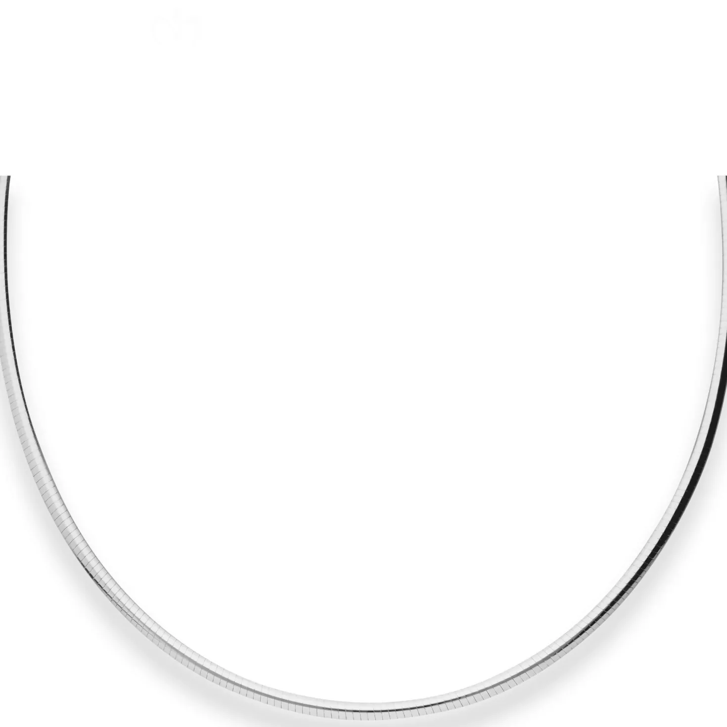 3mm Tondakette oval Silberkette Collier Halskette aus 925 Silber 45cm