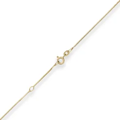 0,7mm Veneziakette Collier aus 585 Gold Gelbgold 42cm mit Zwischenöse