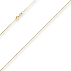 0,7mm Veneziakette Collier Halskette aus 585 Gold Gelbgold 34cm