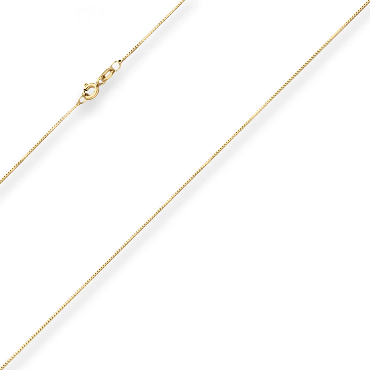 0,7mm Veneziakette Collier Halskette aus 333 Gold Gelbgold 42cm