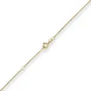 0,9mm Veneziakette Collier Halskette aus 333 Gold Gelbgold 42cm mit Zwischenöse