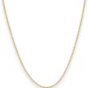 1,2mm Veneziakette Goldkette Collier Halskette aus 333 Gold Gelbgold 50cm