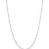 0,7mm Veneziakette Goldkette Collier Halskette aus 585 Gold Weißgold 45cm