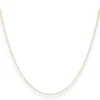 0,7mm Veneziakette Goldkette Collier Halskette aus 750 Gold Gelbgold 38cm