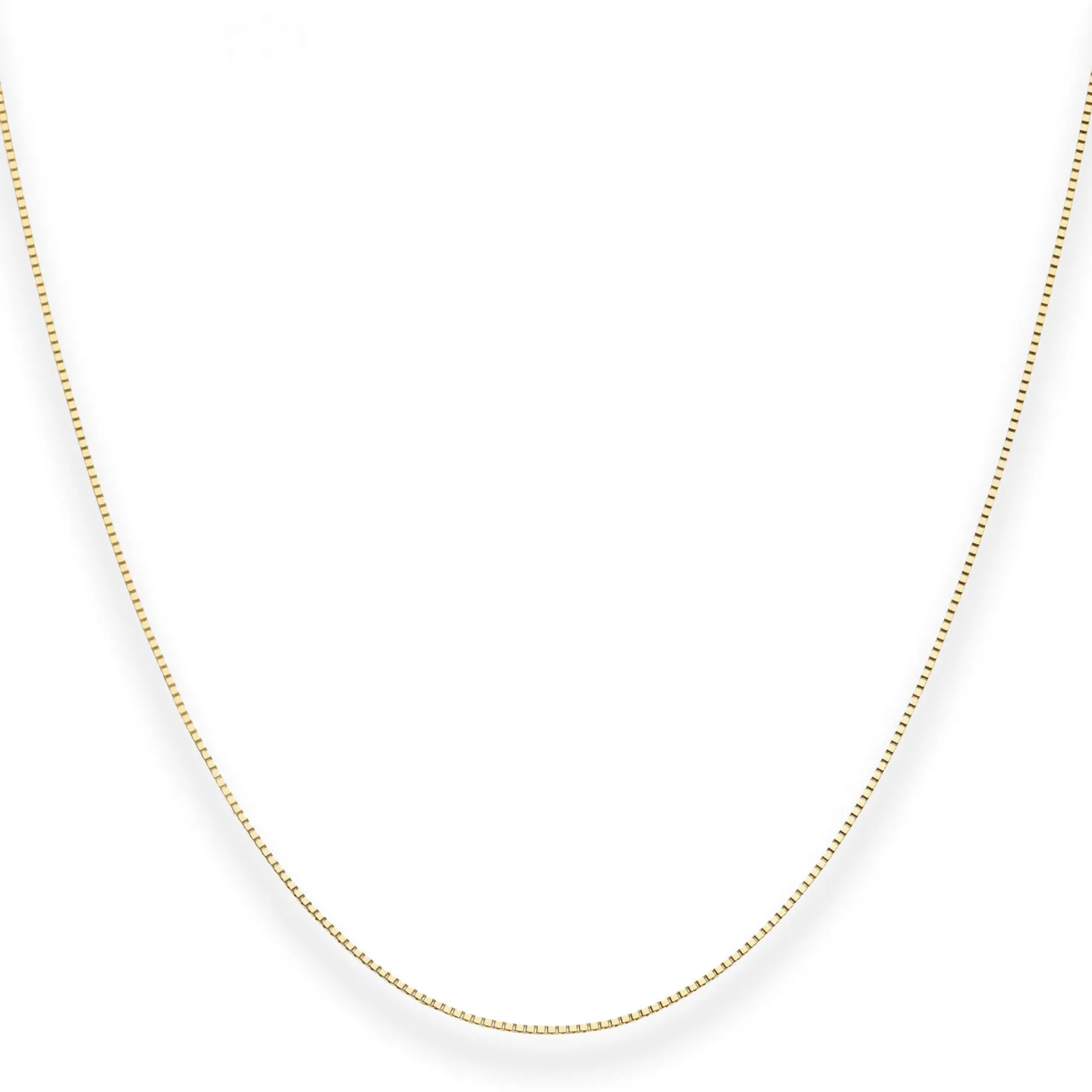 0,7mm Veneziakette Goldkette Collier Halskette aus 750 Gold Gelbgold 38cm